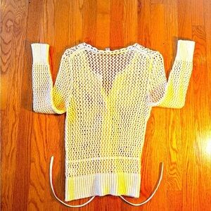 Banana Republic Gorgeous Crochet Cardigan with 3/4 sleeves |​